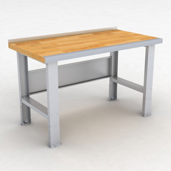 Werkbank mit Buchenholzplatte