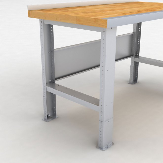 Werkbank mit Buchenholzplatte