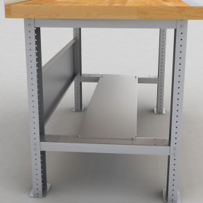 Stahlablage fr Werkbnke