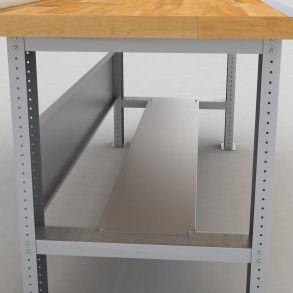 Stahlablage fr Werkbnke