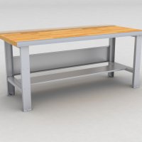 Stahlablage fr Werkbnke