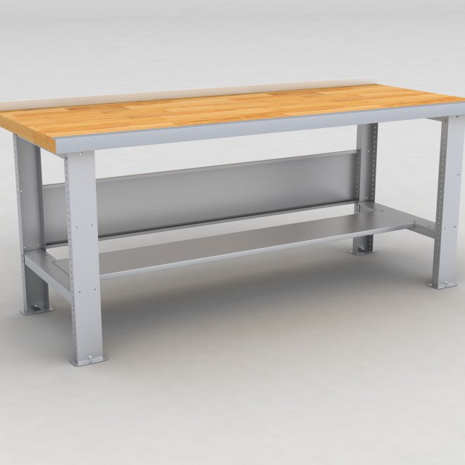 Stahlablage fr Werkbnke