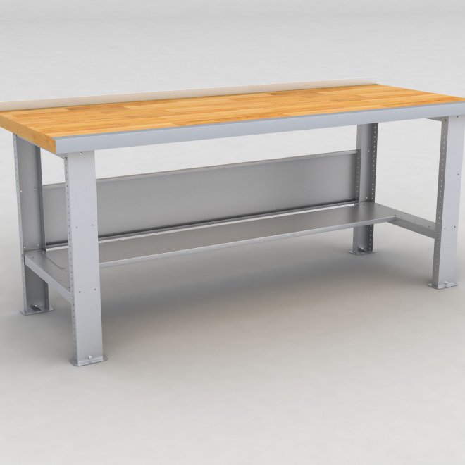 Stahlablage fr Werkbnke