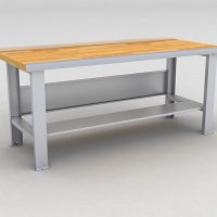 Stahlablage fr Werkbnke