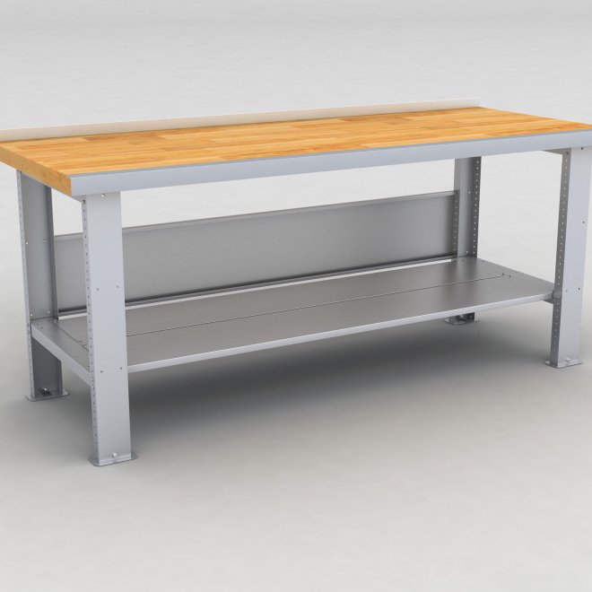 Stahlablage fr Werkbnke