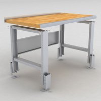 Werkbank mit Buchenholzplatte