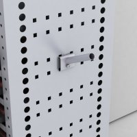 Werkzeughaken mit Röhre, gewinkelt