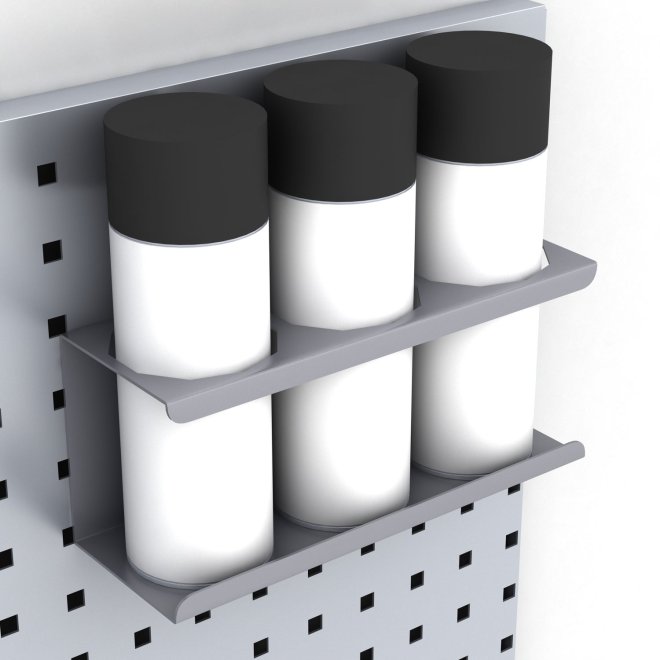 Werkzeughaken fr 3 Sprhdosen