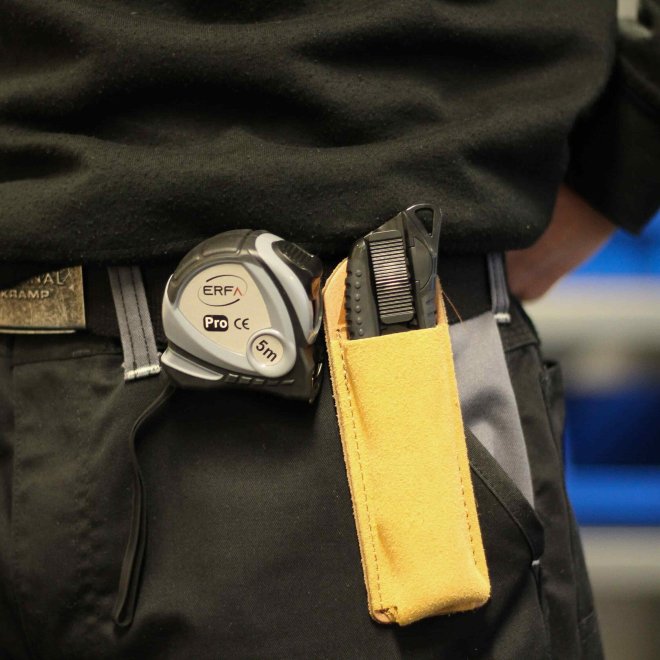 Erfa Bandmaß in grau, 7,5 Meter