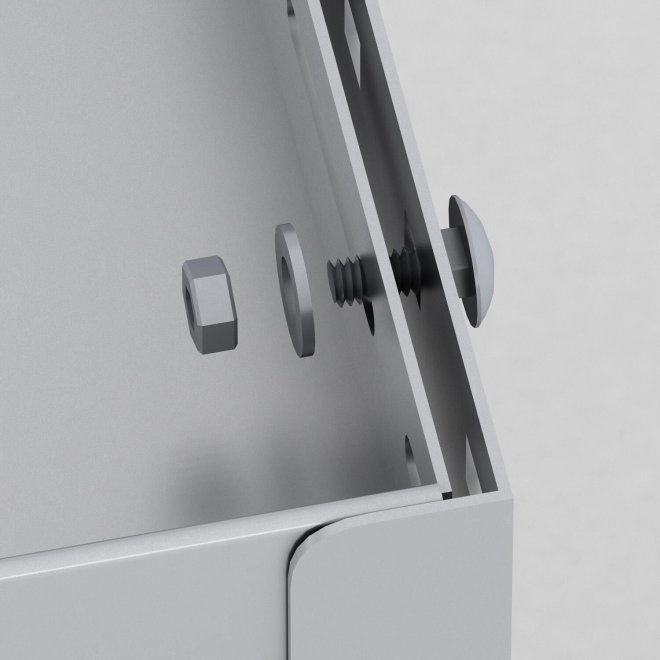 Fachbodenregal 1 Feld mit 3 Bden