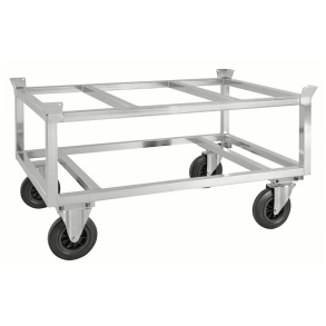 Pallvagn Bord till 1/1 Europaletten i galvaniserat stl