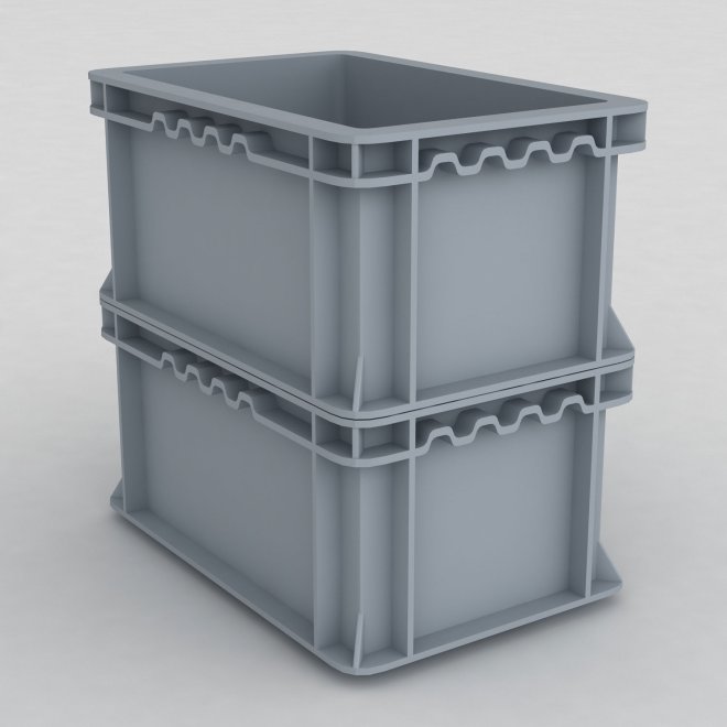 Stapelkorg L: 30 x B: 20 x H: 15 cm