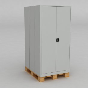 1 Pall med 3 Materialskp i stl