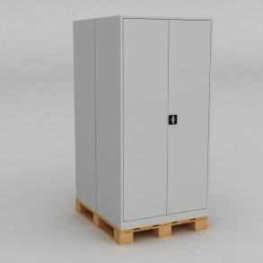 1 Pall med 2 Materialskp i stl