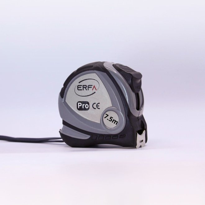Erfa Bandmaß in grau, 7,5 Meter