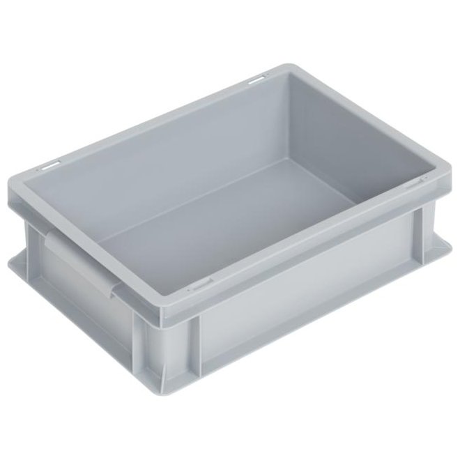 Lebensmittelechte Box in grau