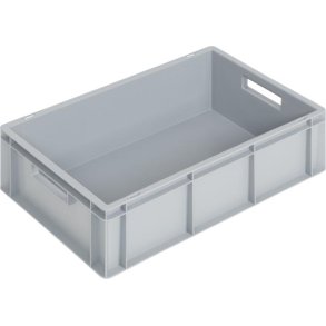 Plastlda i grtt L: 60 x B: 40 x H: 17 cm