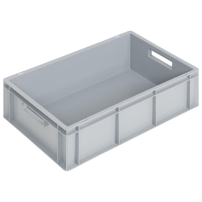 Lebensmittelechte Box in grau