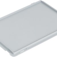 Deckel fr lebensmittelechte Box in grau