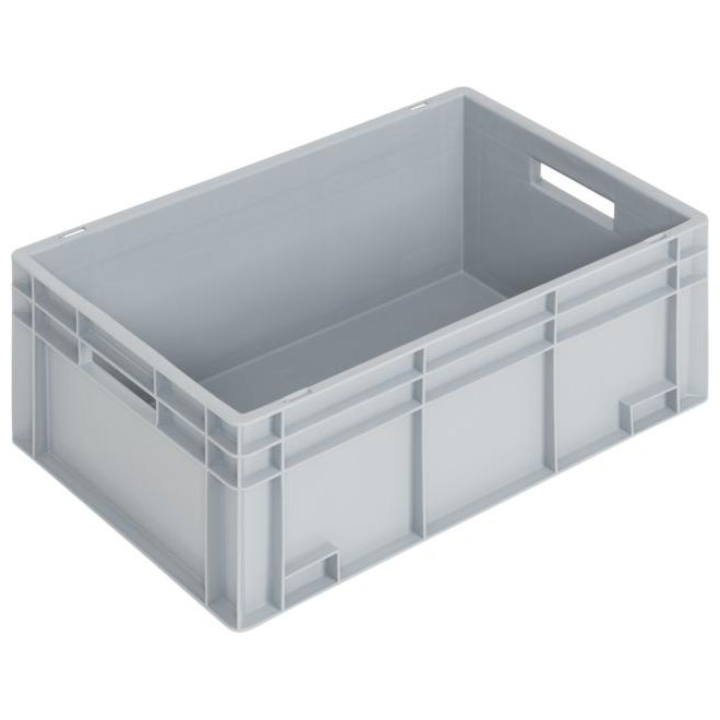 Lebensmittelechte Box in grau