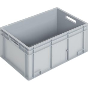 Plastlda i grtt L: 60 x B: 40 x H: 28 cm