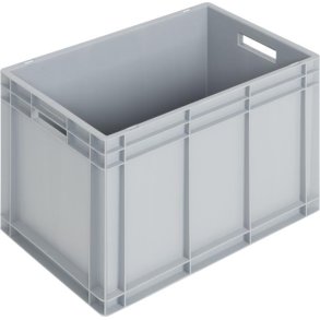 Plastlda i grtt L:60 x B:40 x H:42 cm