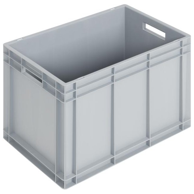 Lebensmittelechte Box in grau