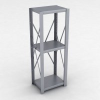 Stahlregal 1 Feld mit 3 Fachb�den