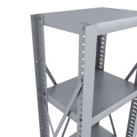 Stahlregal 1 Feld mit 4 Fachb�den