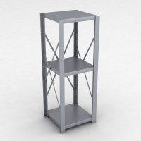 Stahlregal 1 Feld mit 3 Fachb�den