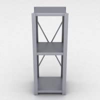 Stahlregal 1 Feld mit 3 Fachb�den