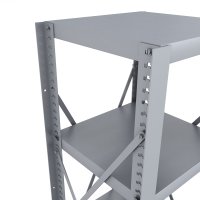 Stahlregal 1 Feld mit 4 Fachb�den