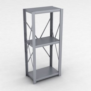 Stahlregal 1 Feld mit 3 Fachb�den