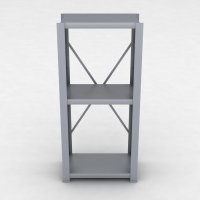 Stahlregal 1 Feld mit 3 Fachb�den