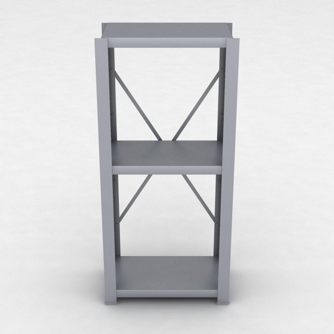 Stahlregal 1 Feld mit 3 Fachb�den