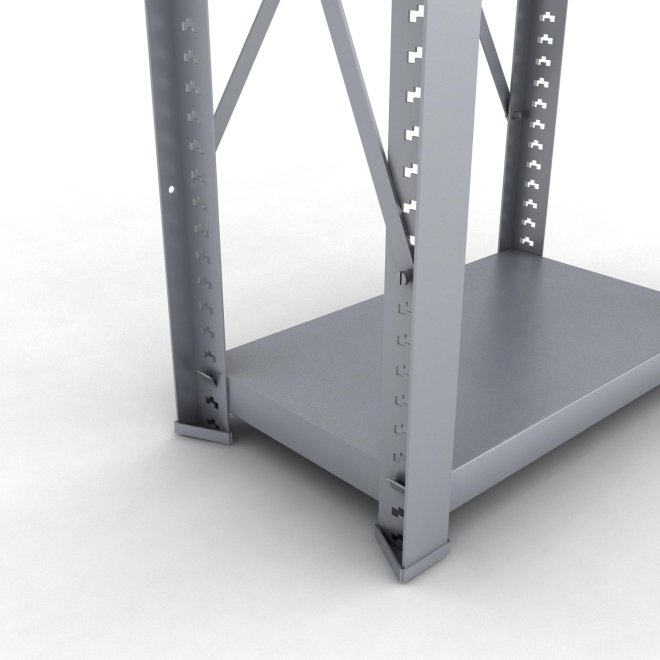 Stahlregal 1 Feld mit 3 Fachb�den