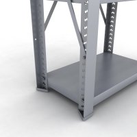 Stahlregal 1 Feld mit 4 Fachb�den