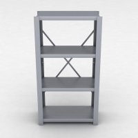 Stahlregal 1 Feld mit 4 Fachböden