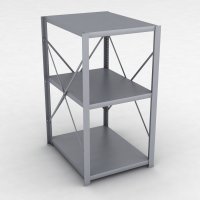 Stahlregal 1 Feld mit 3 Fachb�den