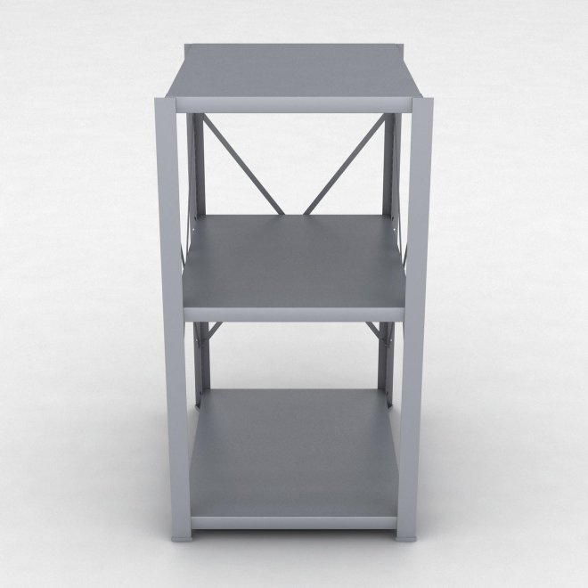 Stahlregal 1 Feld mit 3 Fachb�den