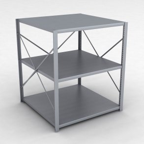 Stahlregal 1 Feld mit 3 Fachb�den