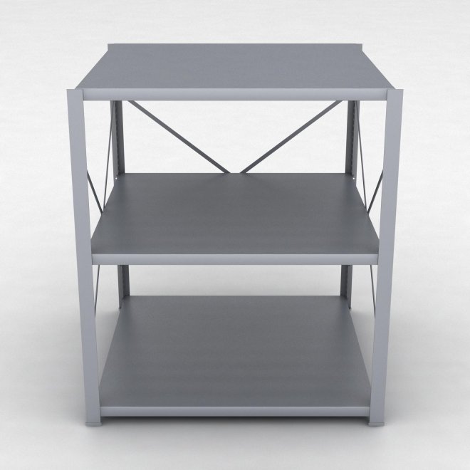 Stahlregal 1 Feld mit 3 Fachb�den