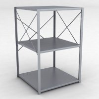 Stahlregal 1 Feld mit 3 Fachb�den