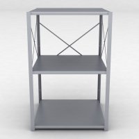 Stahlregal 1 Feld mit 3 Fachb�den