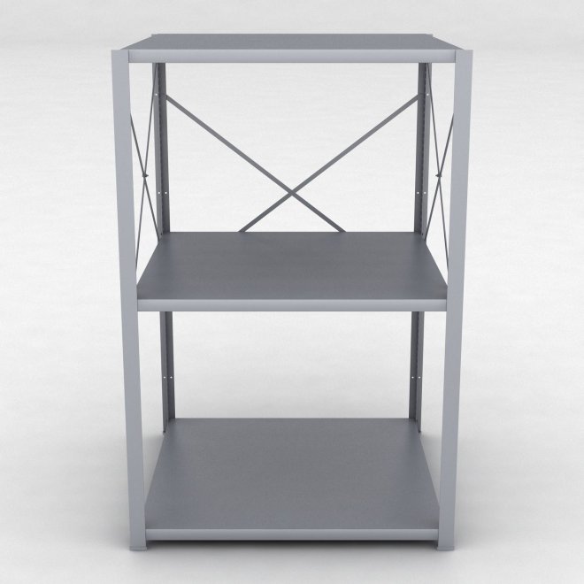 Stahlregal 1 Feld mit 3 Fachb�den