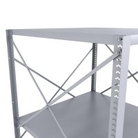 Stahlregal 1 Feld mit 3 Fachb�den