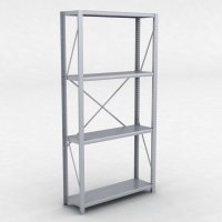 Stlhylla H: 200 x L: 105 x D: 30 cm