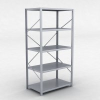 Stlhylla H: 200 x L: 105 x D: 60 cm