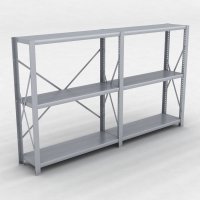 Stlhylla H: 120 x L: 205 x D: 30 cm