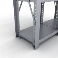 Stahlregal 2 Felder mit 4 Fachb�den